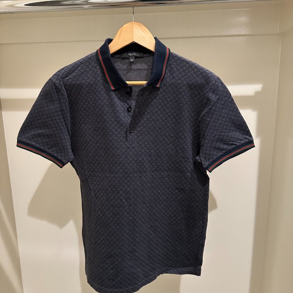 GUCCI Classic Polo Shirt in Gray